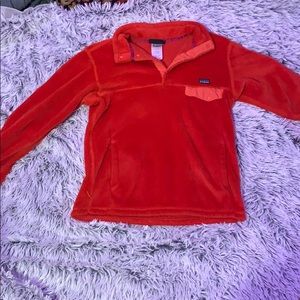 Patagonia red sweatshirt